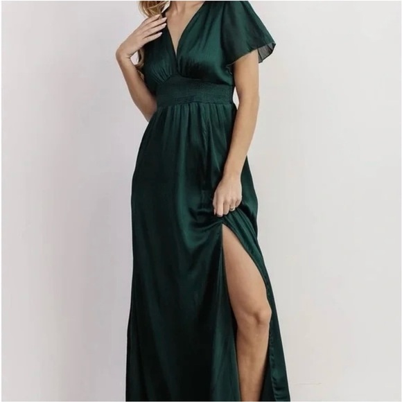 NWT Baltic Born Prague Satin Maxi Dress in Size XXL - Picture 7 of 7